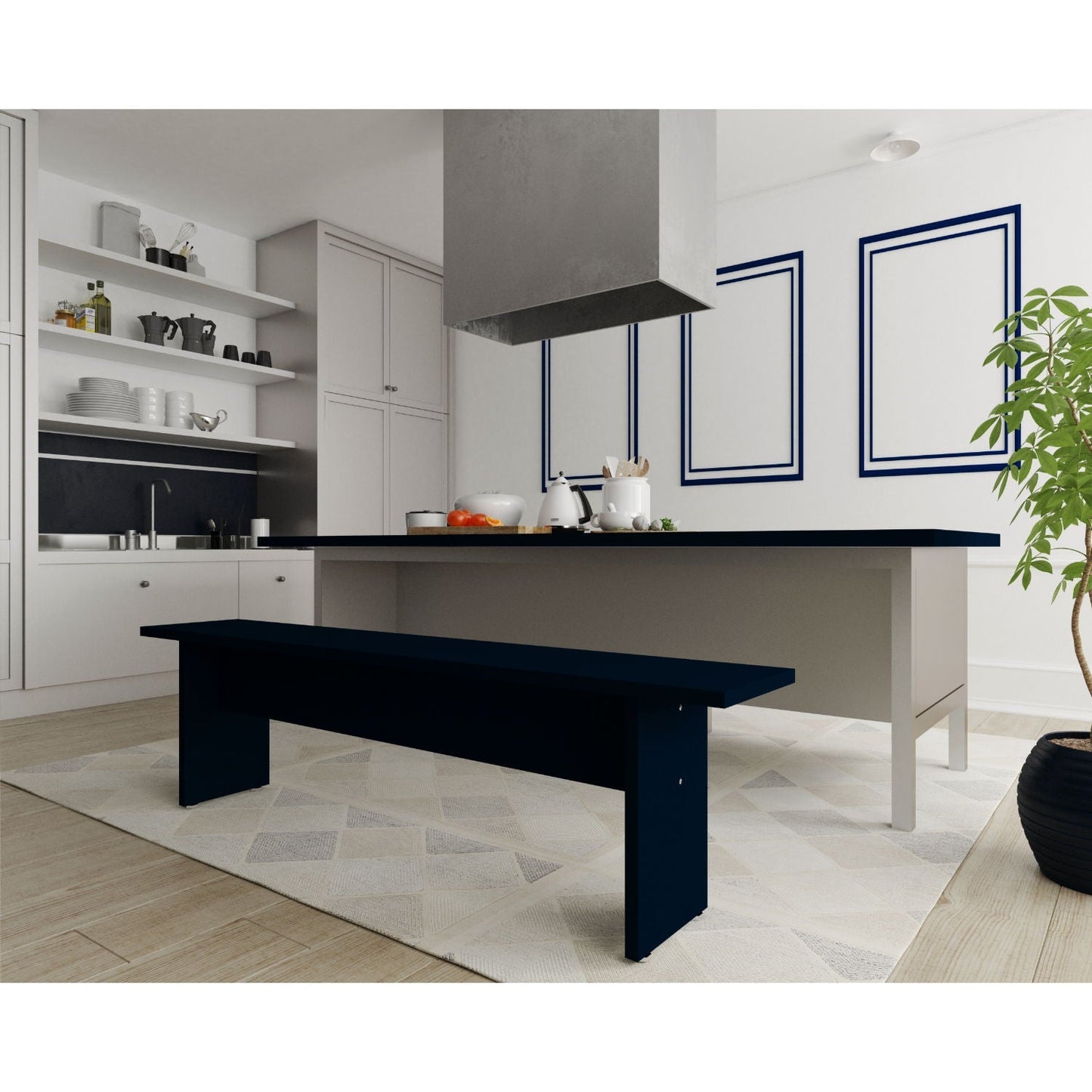 Nomad - Dining Bench For 2 Persons