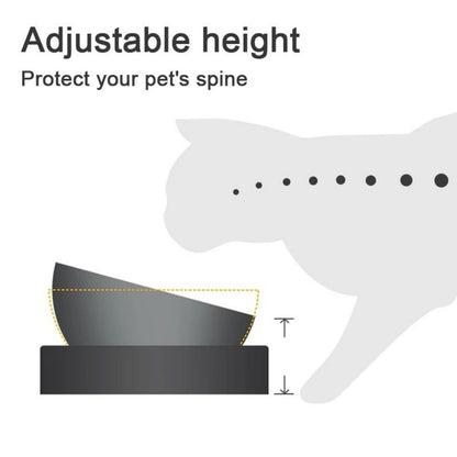 Easy To Clean Stainless Steel Cat Bowl Dog Food And Water Bowls With Stand Metal Cats Dogs Double Single Pet Feeding Feeder Bowl