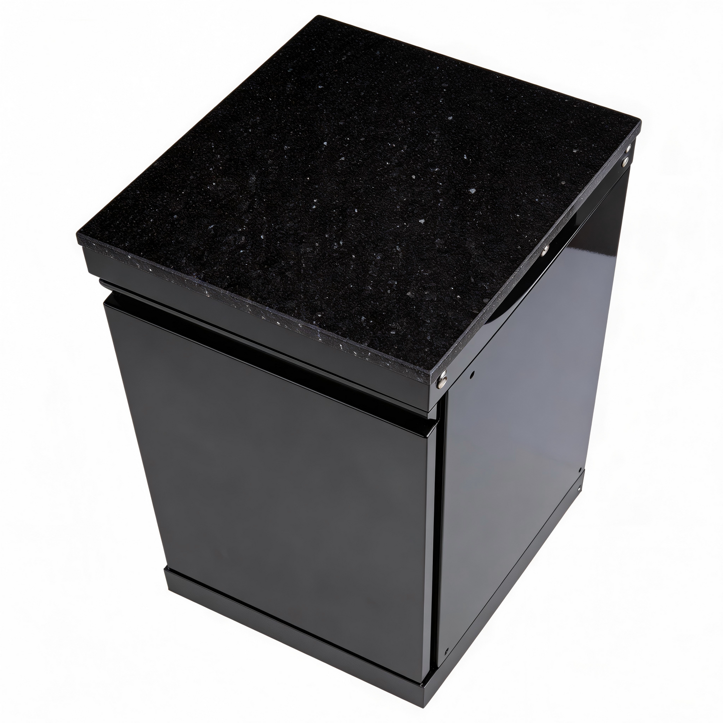 Black Single-door Storage Locker Outdoor Kitchen Islands
