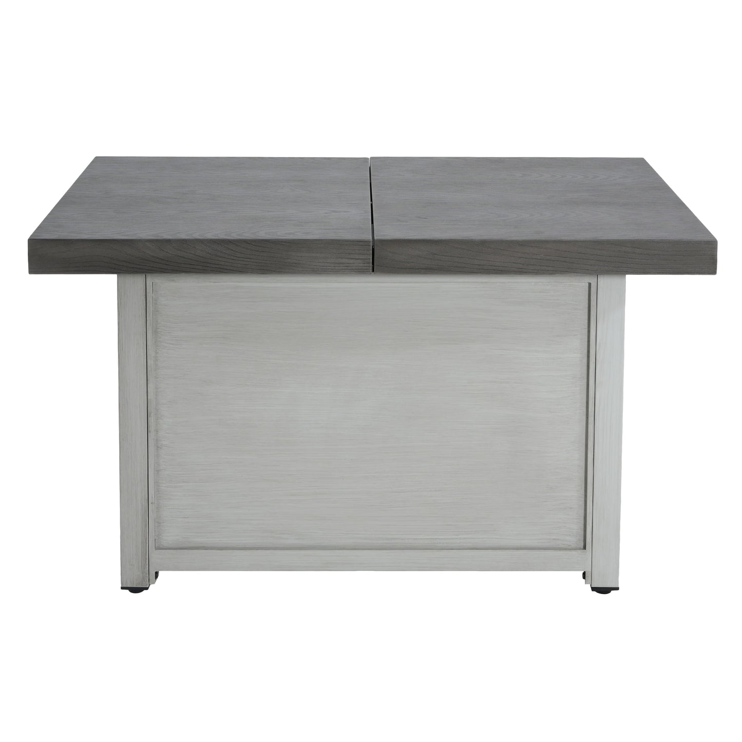Extendable Rectangle Aluminum Alloy Fire Pit Table, 50,000 BTU