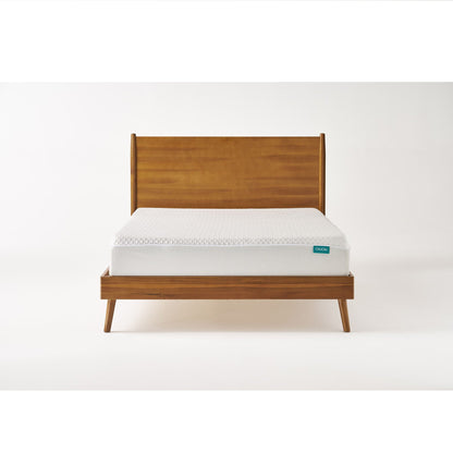 Okioki Mid-Century Wood Bed