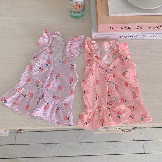 Pet Dog Clothing Vest Springsummer Thin Style
