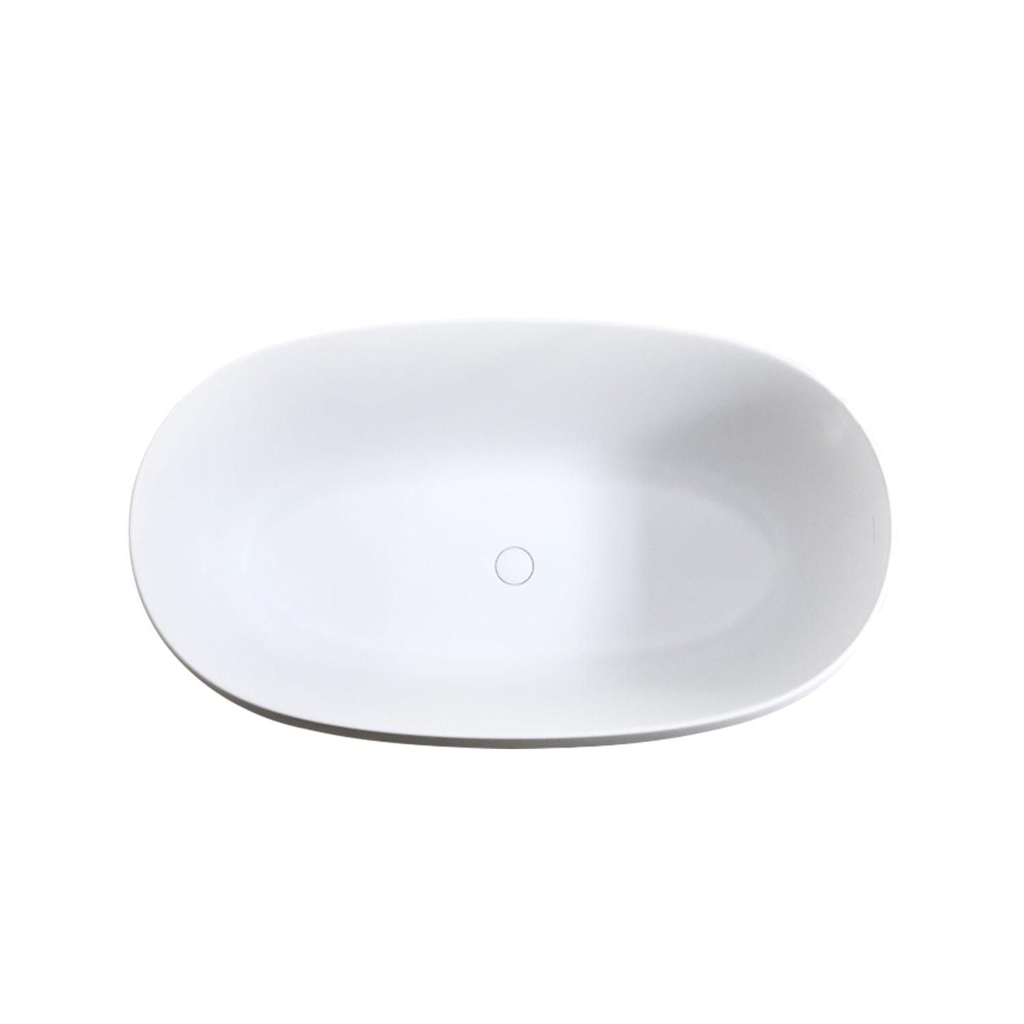 47'' Independent Solid Surface Resin Stone Bathtub