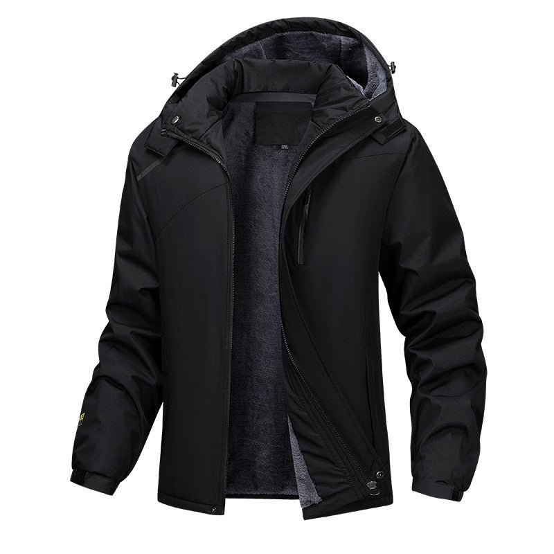 Plus Size Loose And Warm Coat For Men