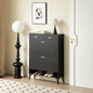 Large Size Shoe Cabinet - Freestanding Tipping Bucket Organizer