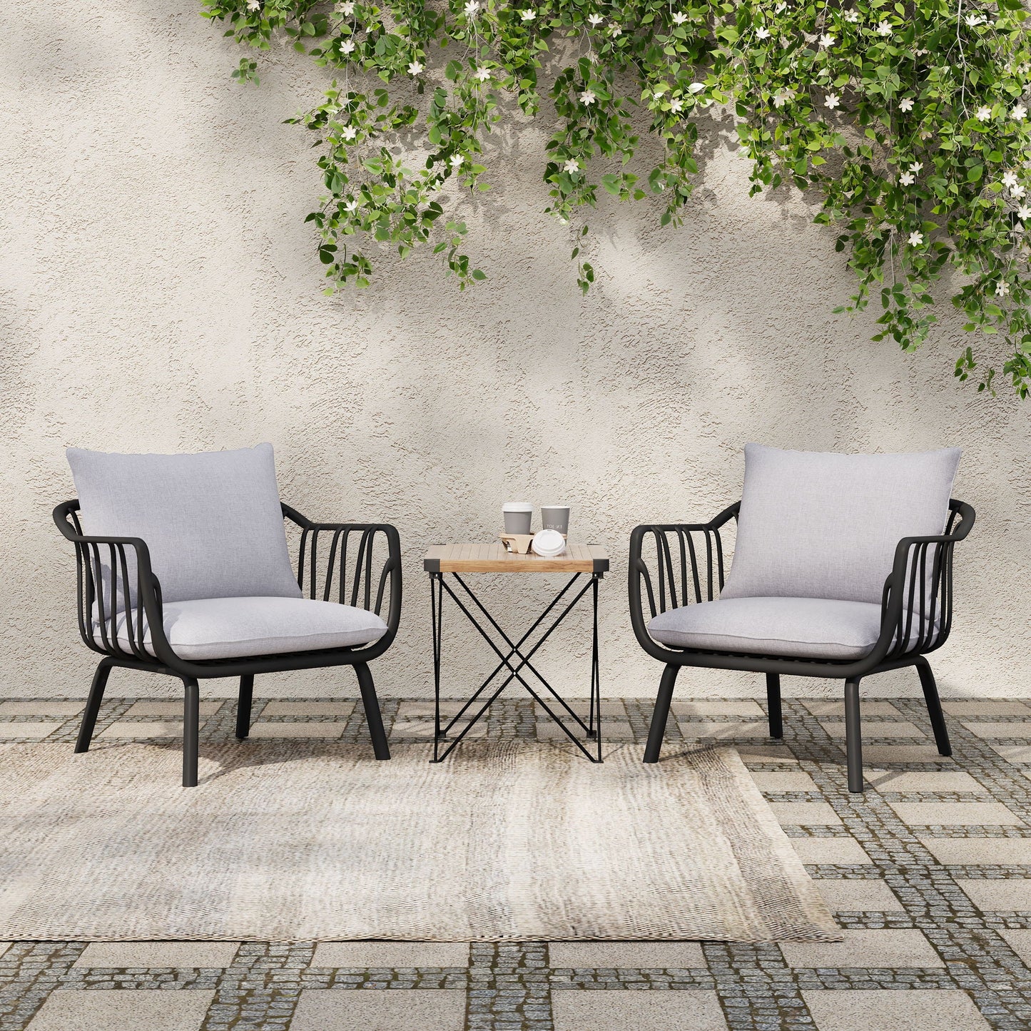 Huron Outdoor Club Chair (Set of 2)
