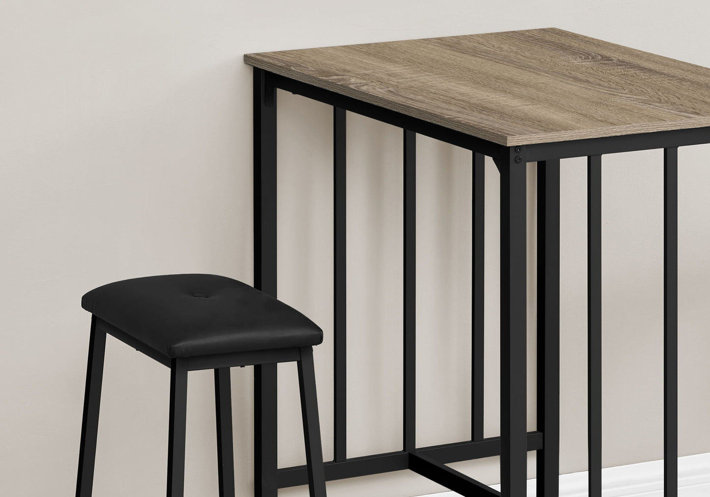 3 Piece Dining Set, Counter Height, Rectangular, Small, Contemporary & Modern