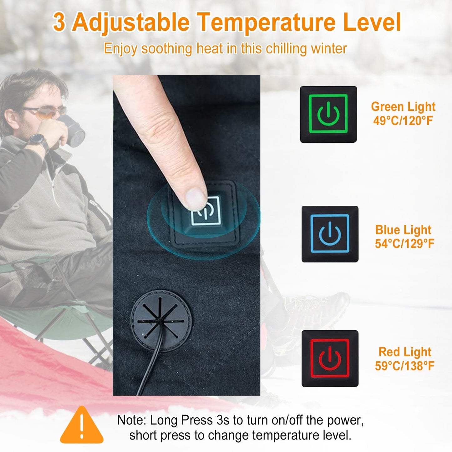 GBruno Portable Heated Seat Cushion