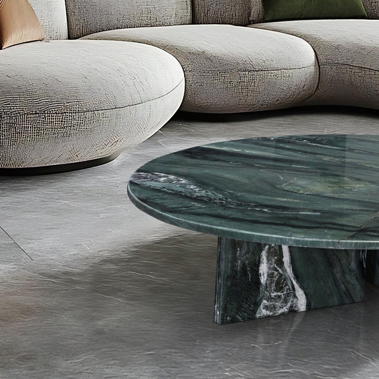 Luxury Coffee Table With Unique Veining, Unique Stone Design