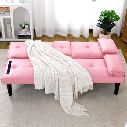Sofa Bed With Foldable Design And Cup Holder