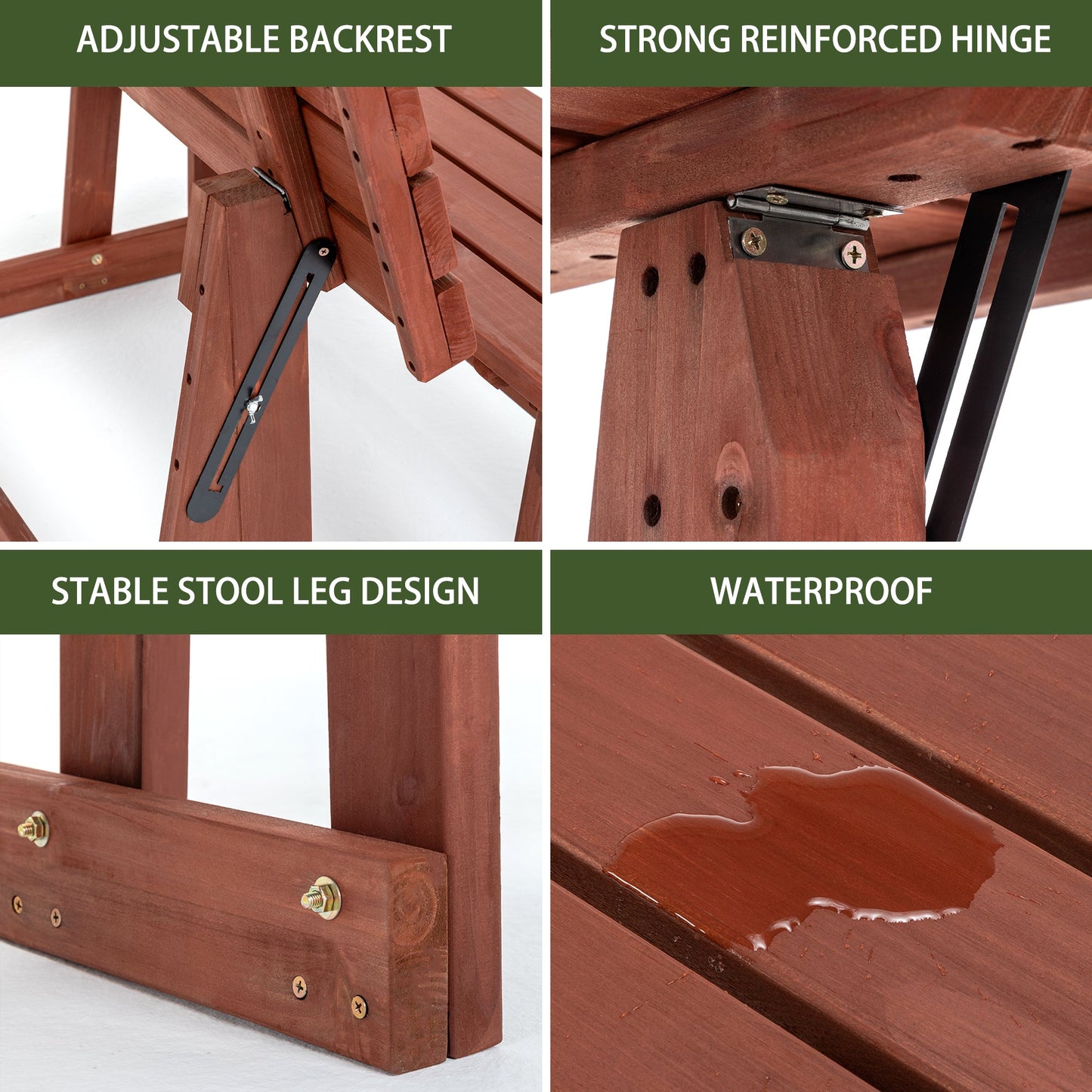 2-in-1 Convertible Bench Picnic Table