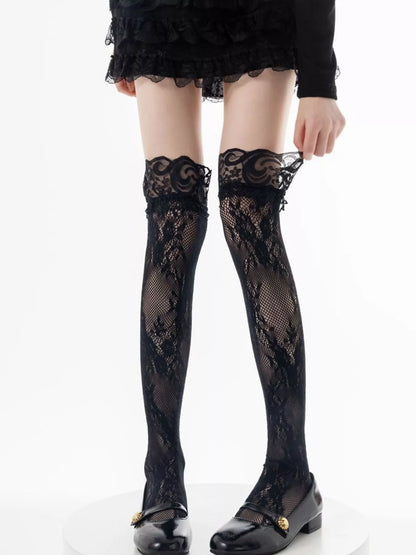 Lace Thigh-High Stockings