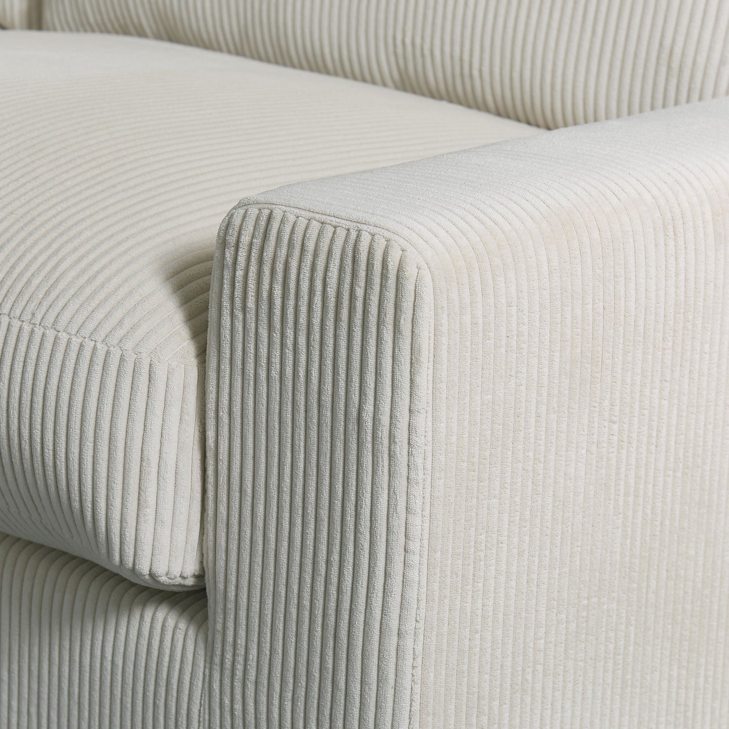 4 Seater Oversized Sectional Sofa With 2 Ottoman And 2 Pillows