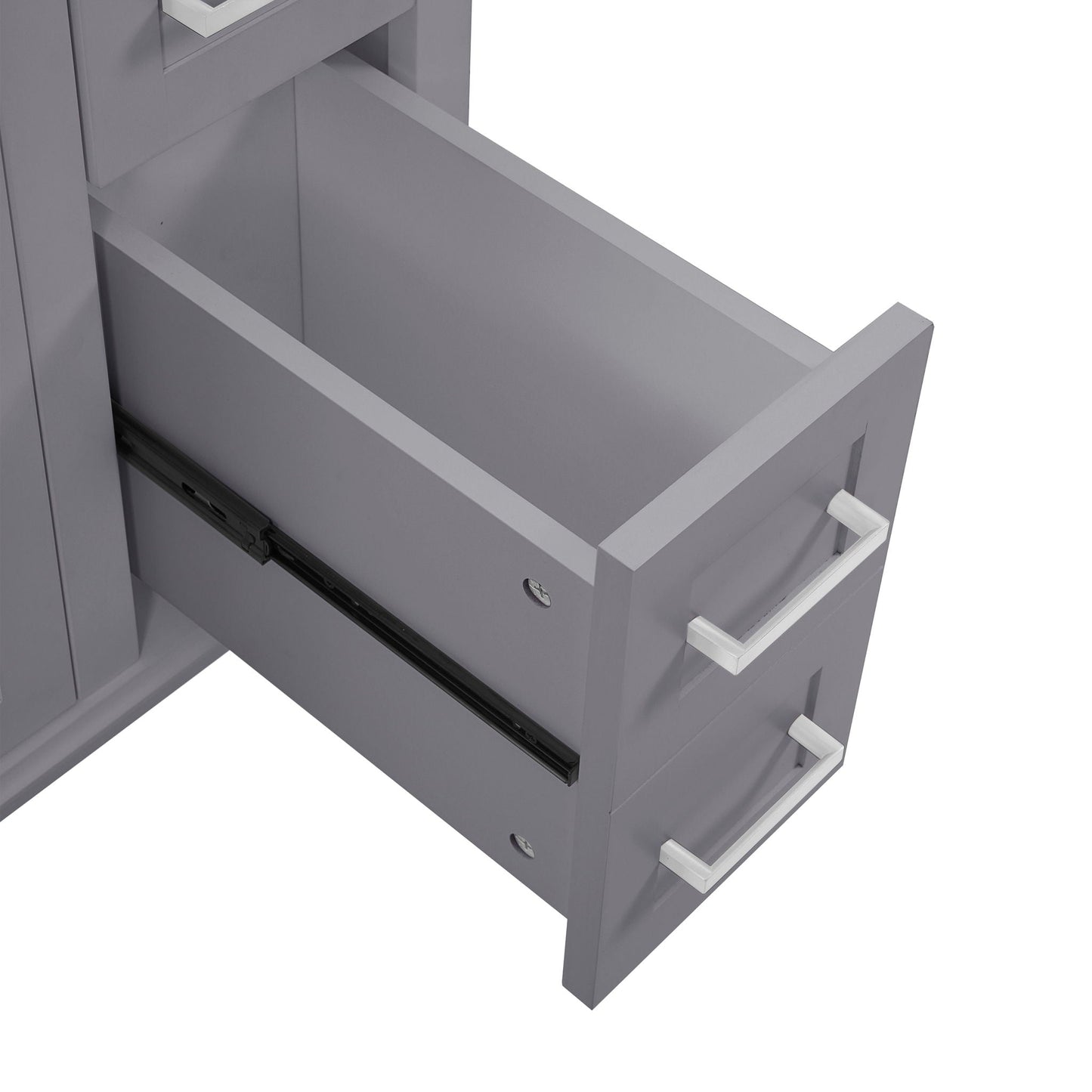 Modern Bathroom Vanity With Sink, Storage Cabinet, Soft Close Doors, Deep & Standard Drawers