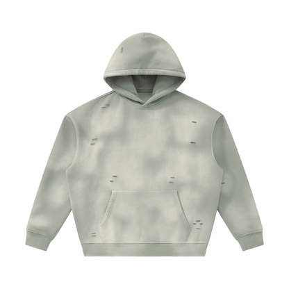 Loki & Ivy Unisex Sunfade Frayed Fleece Hoodie