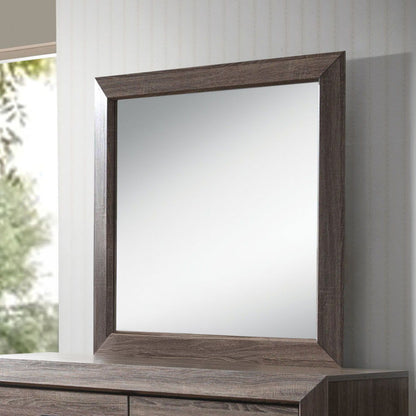 Lyndon - Mirror - Weathered Gray Grain
