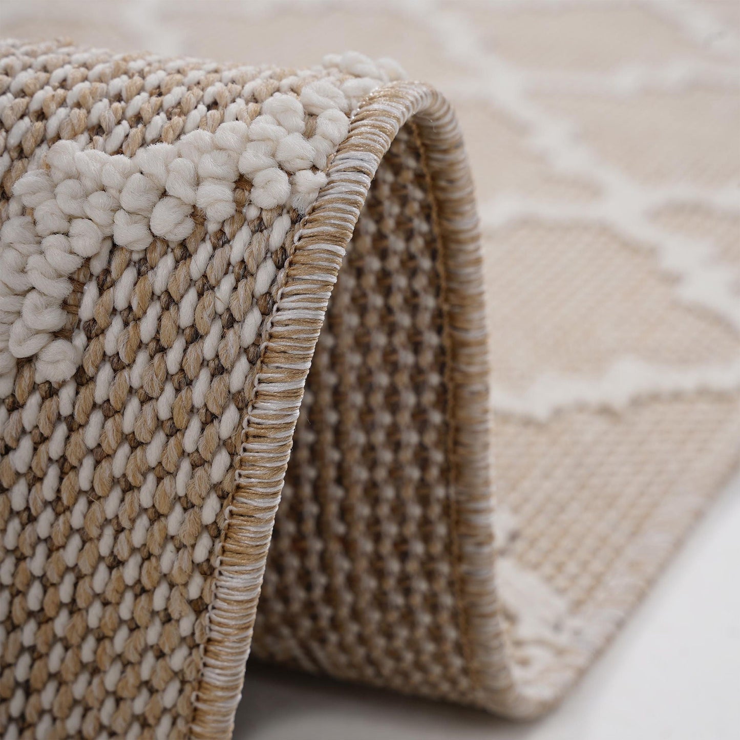 Guros - 6' X 9' Trellis Indoor / Outdoor Area Rug - Ivory