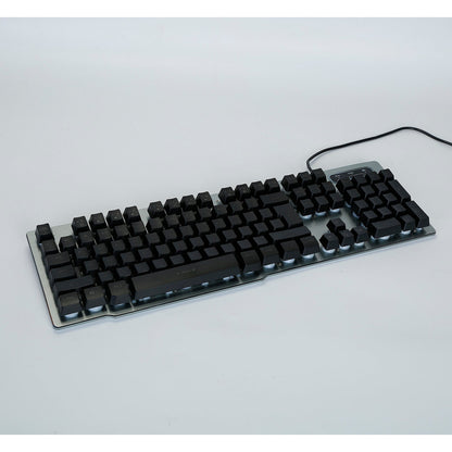 Wired Gaming Keyboard Mouse Set Colorful Rainbow Backlit 104 Keys Gaming Keyboard w/ RGB DPI Adjustable Gaming Mouse