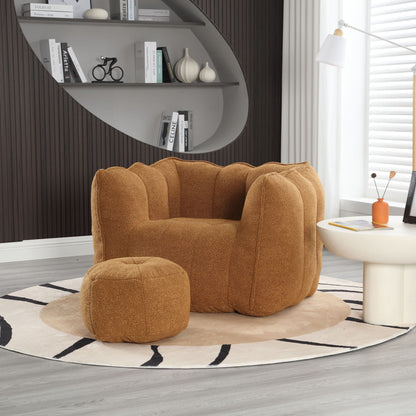 Soft Bean Bag Chair With High Resilient Foam