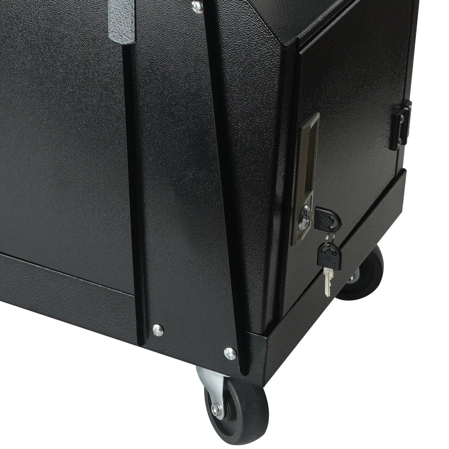 Welding Cart, 2-Tier Heavy Duty Welder Cart with Lockable Cabinet