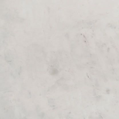 Astoria Round Genuine Marble Side End Table White