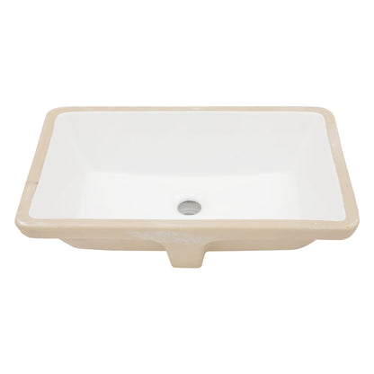 Modern Ceramic Undermount Bathroom Sink With Overflow, High Quality