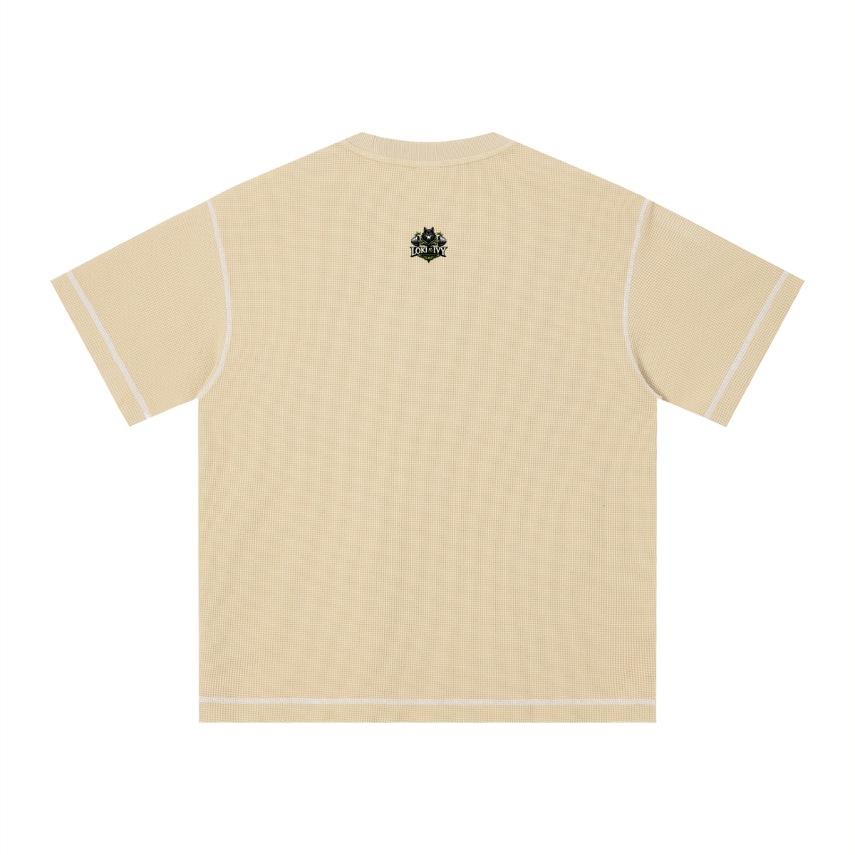 Loki & Ivy Unisex Sunfade Waffle Boxy T-Shirt