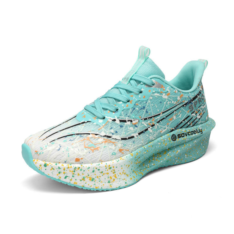 Marathon Running Carbon-Plate Noctilucent Fashion Sneakers