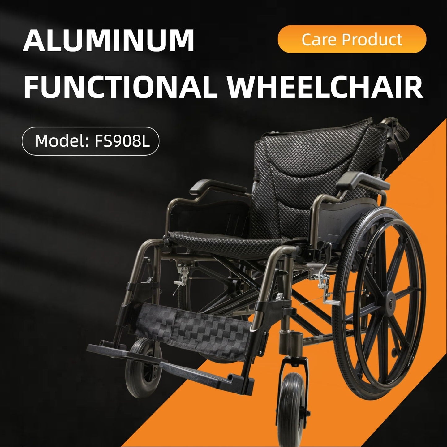Lightweight Foldable Nursing Wheelchair For Adults