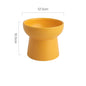 High Foot Neck Protection Ceramic Cat Bowl