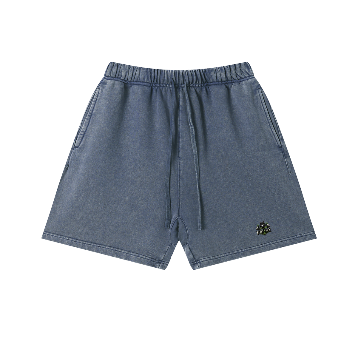 Loki & Ivy Unisex Vintage Wash Cotton Shorts