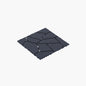 Stone Style Patio Deck Tiles For Porch (Set of 44) - Gray