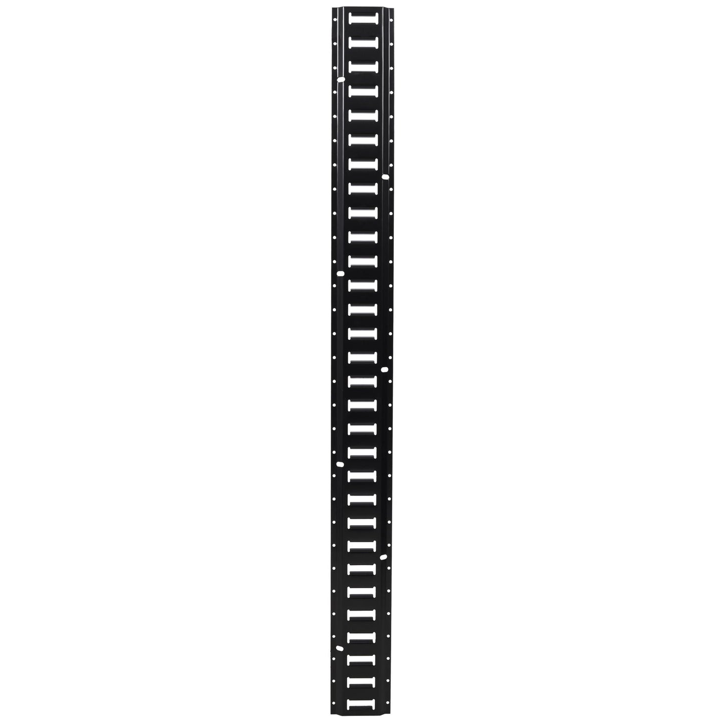 12 Pieces E Track Tie-Down Rail Kit for Trucks, Vans, Garages - Black