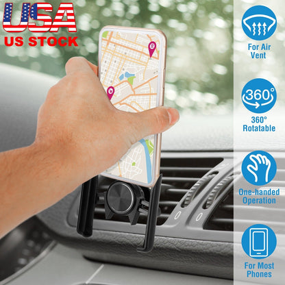 Universal Car Air Vent Phone Mount Car Phone Holder Bracket Cradle Dashboard Car Phone Stand with Strong Vent Clip