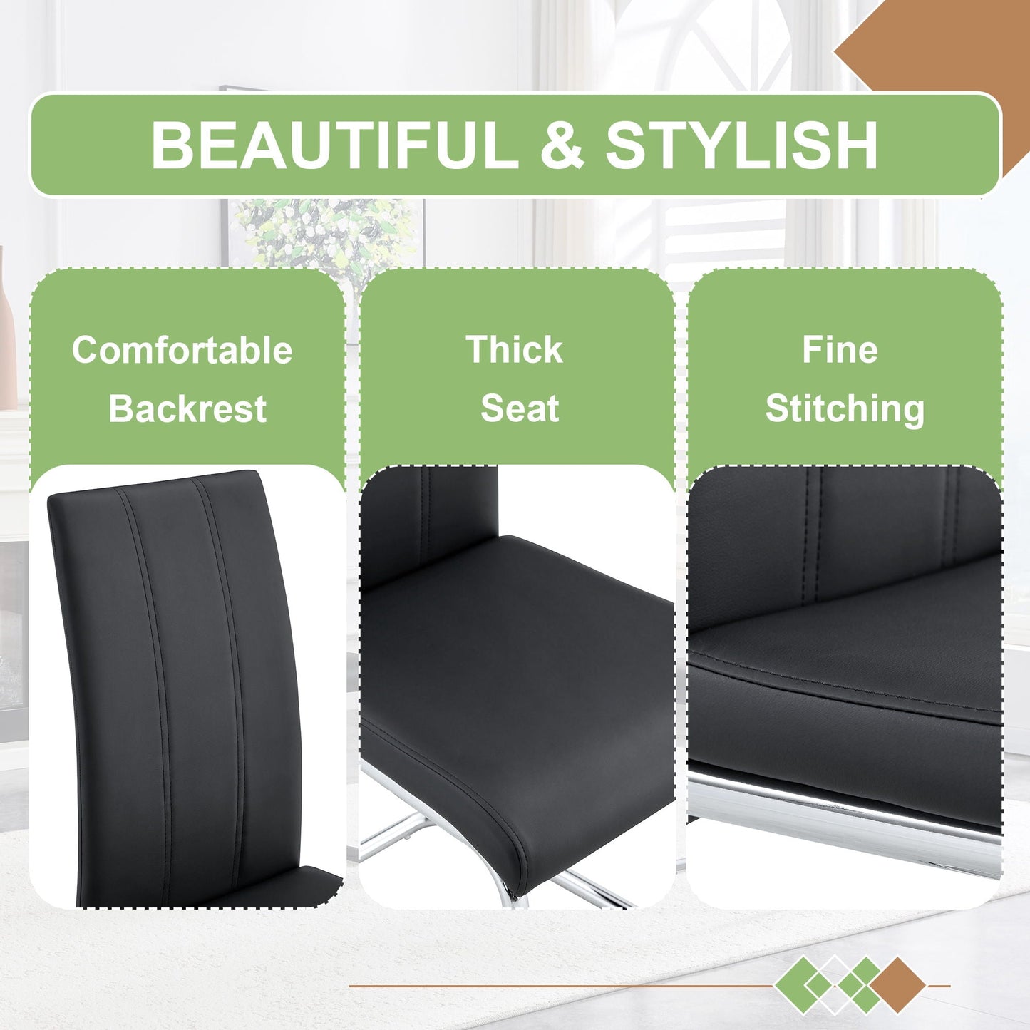Modern Upholstered Dining Chairs For Dining Room