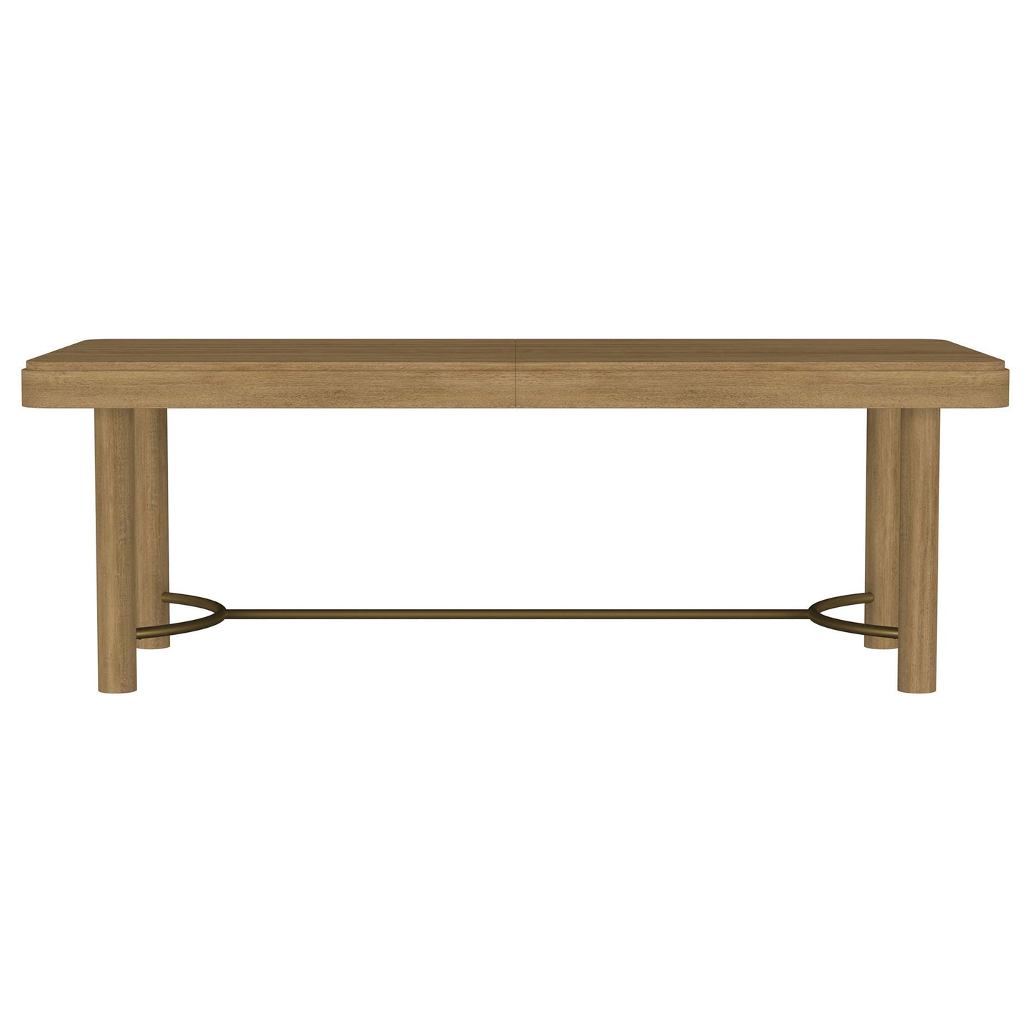 Benson - Extension Leaf Dining Table With Trestle Base - Sand