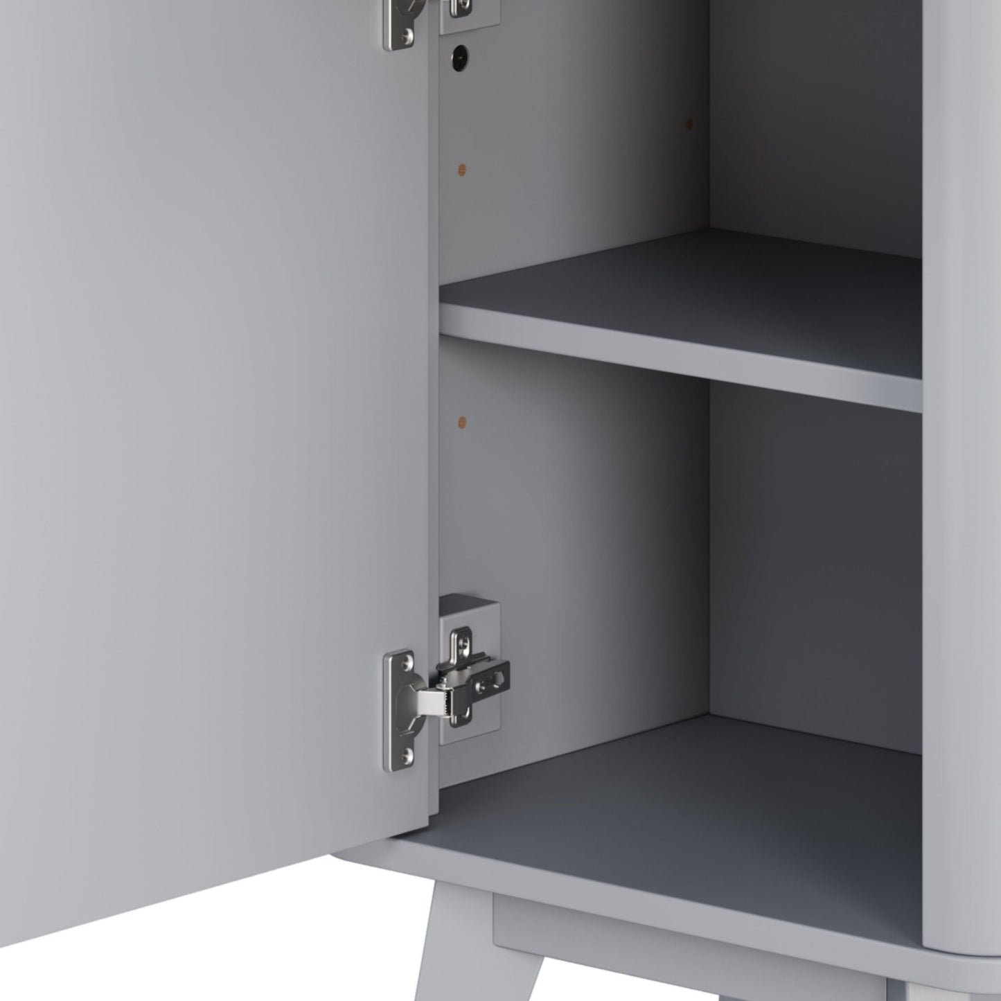 Tall Bathroom Storage Cabinet With Adjustable Shelves And 1 Drawer & Door