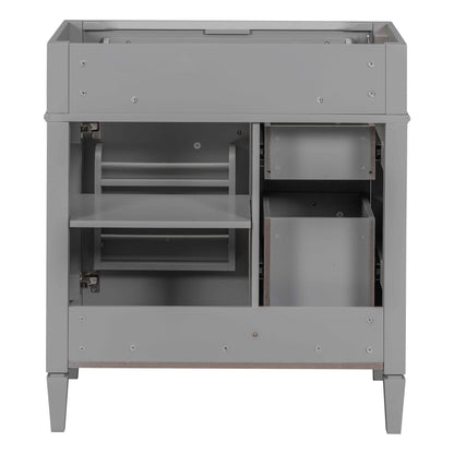 Bathroom Vanity With 2 Drawers And Tip-Out Drawer, Storage Cabinet