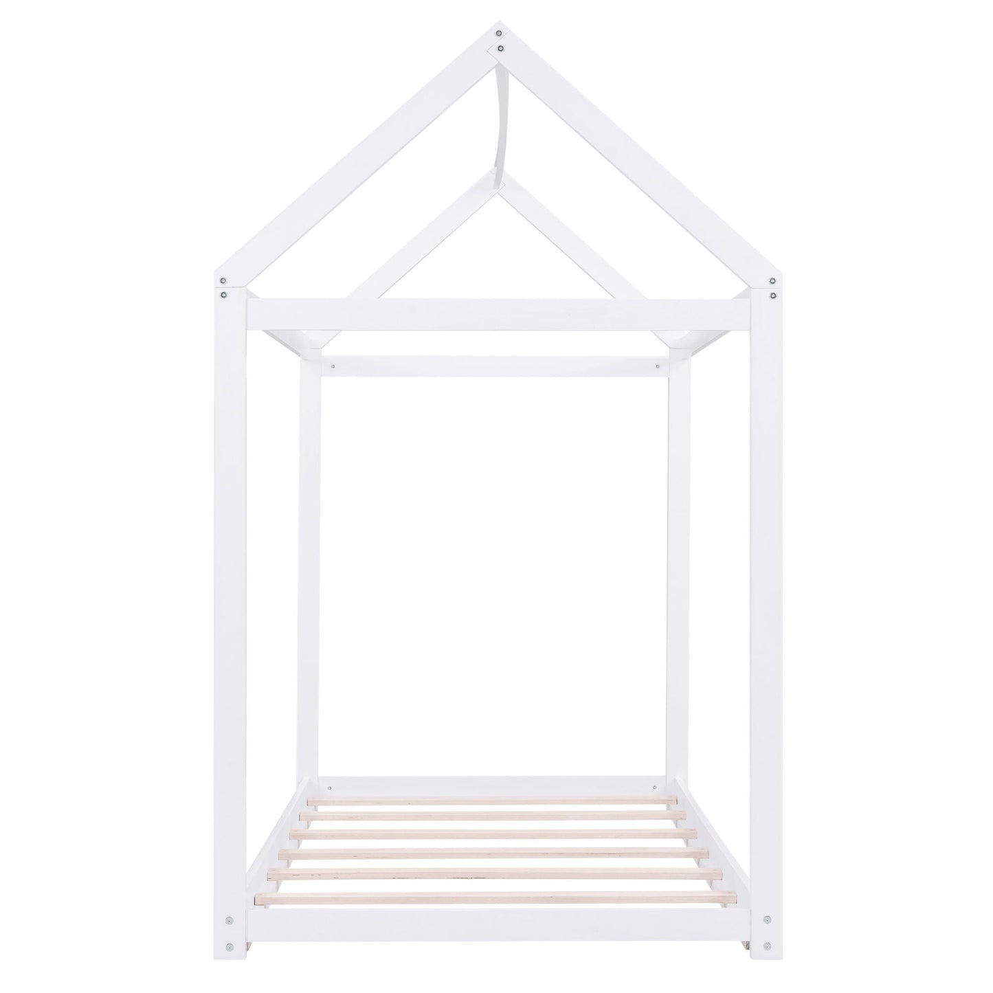 Wooden House Shaped Bed