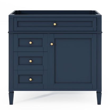 Bathroom Vanity With 2 Drawers And Tip-Out Drawer, Storage Cabinet