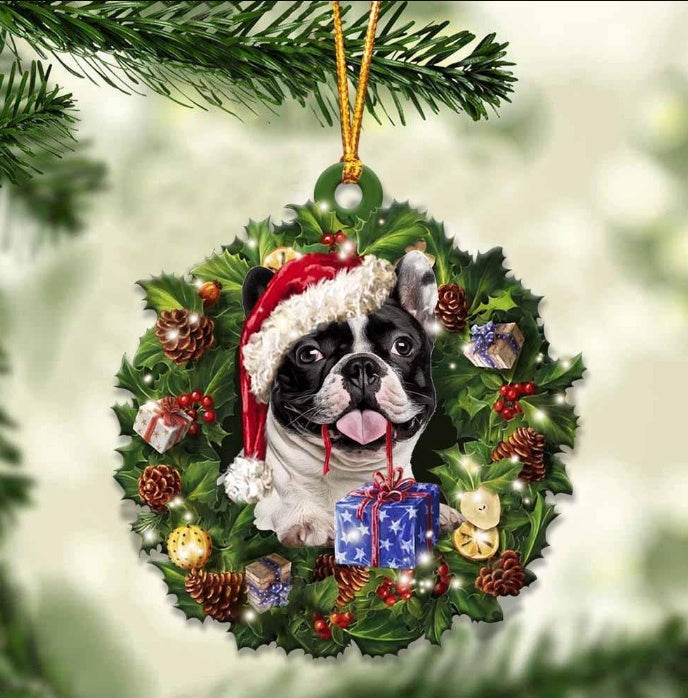 Car Pendant Sleeping Dog Angel Home Decor Acrylic Showcase Hanging Ornaments For Doors