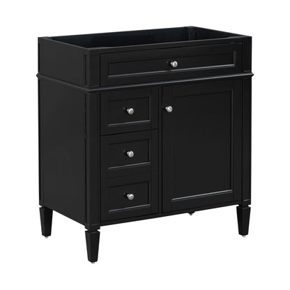 Bathroom Vanity With 2 Drawers And Tip-Out Drawer, Storage Cabinet