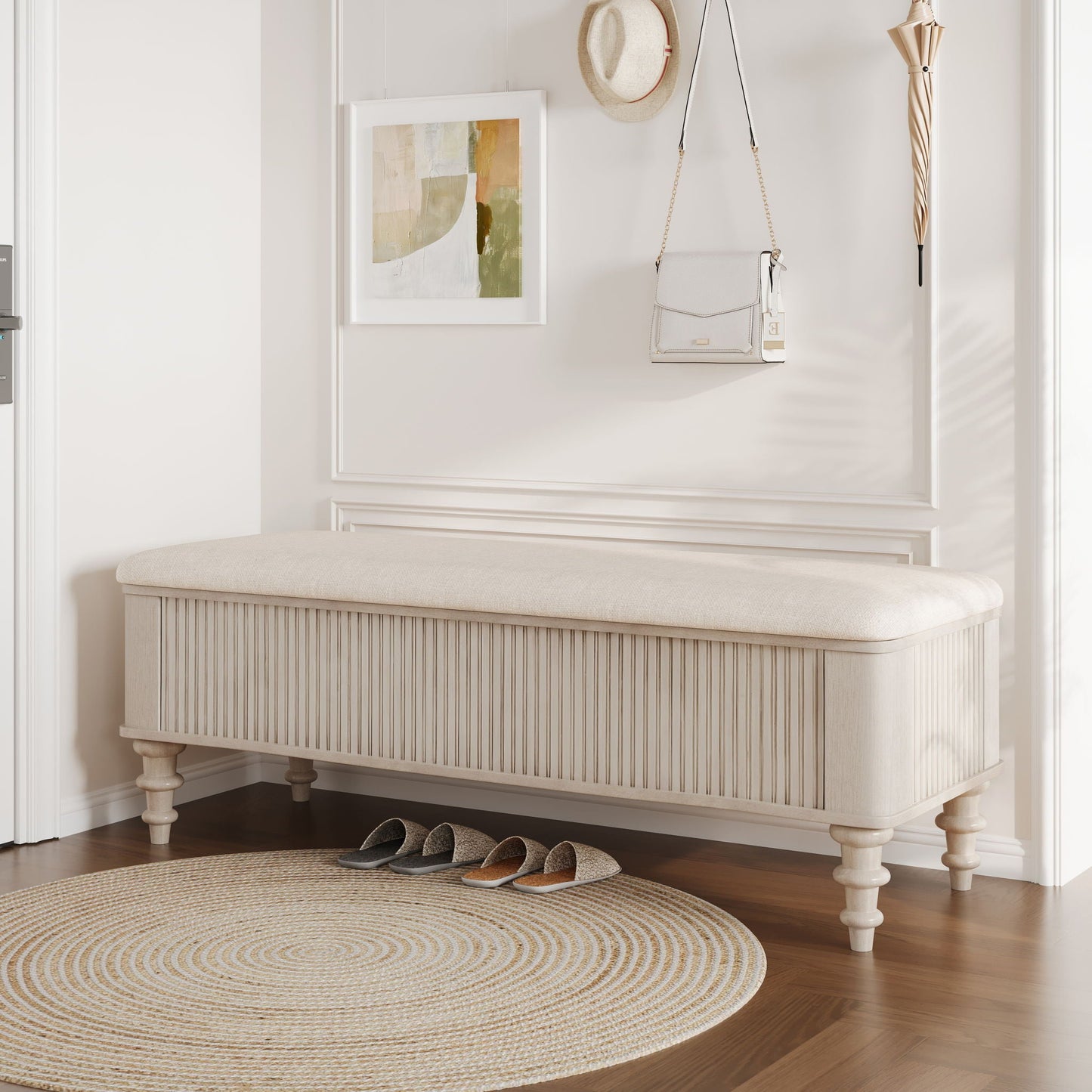 Multi Functional Storage Ottoman Bench