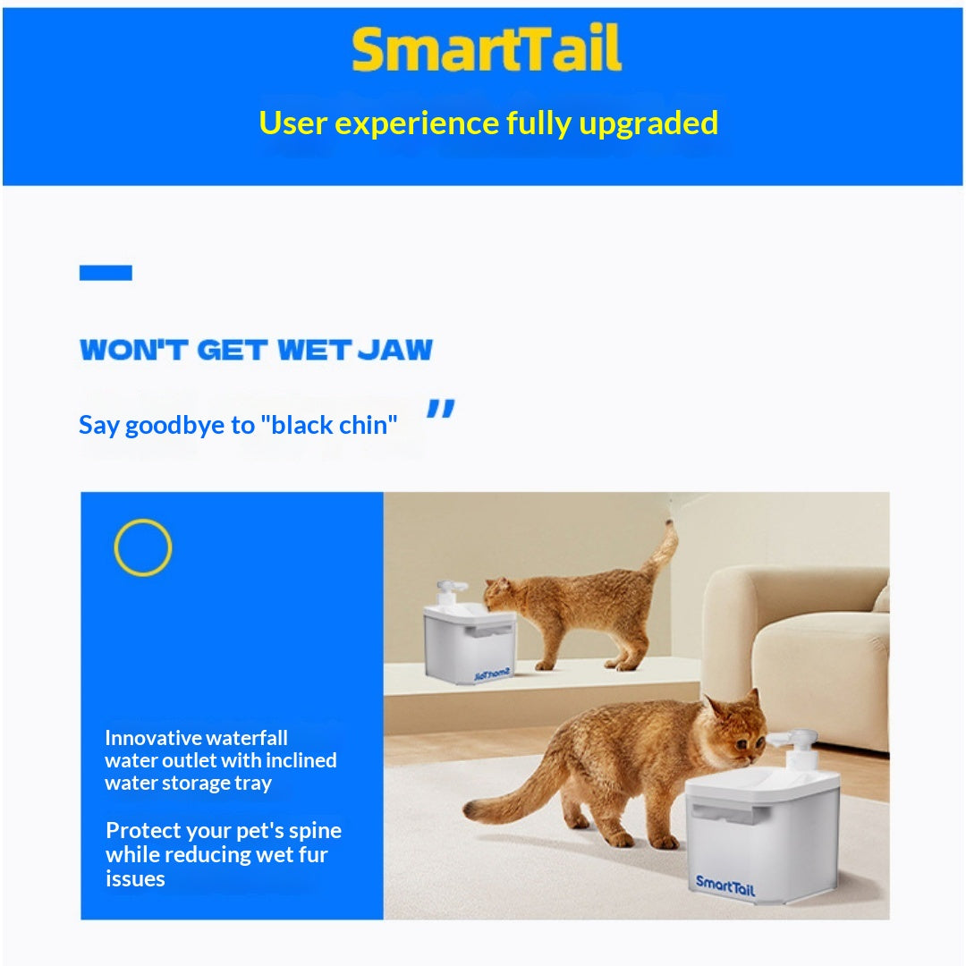Automatic Sensor-Activated Pet Water Fountain