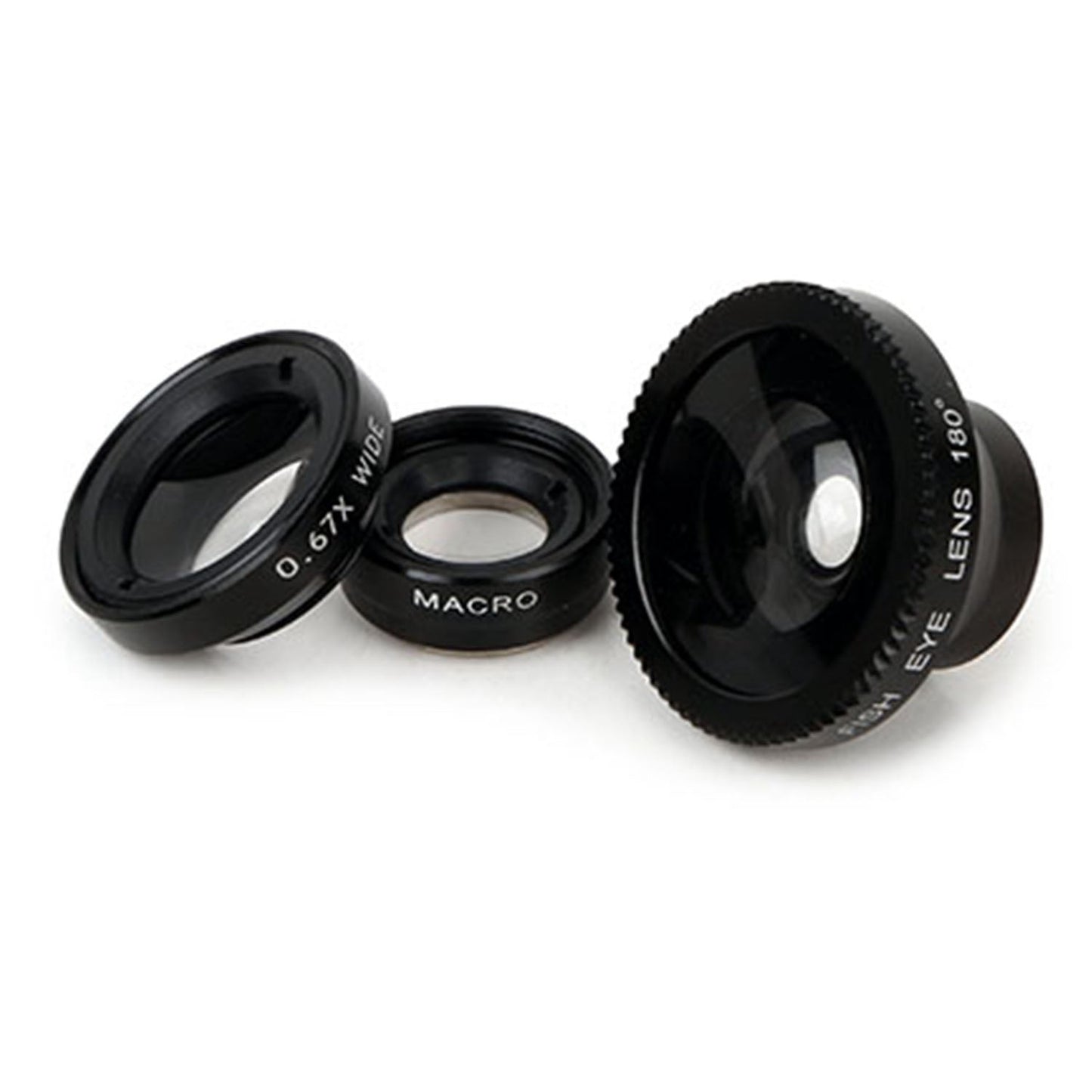 Phone Camera Lens Kit Magnetic 180¡Fisheye Lens 0.67xWide Angle 10X Macro Lens for iPhone  X /8/7/6s Samsung Galaxy S10/S9
