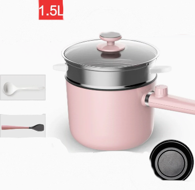 Mini Electric Hot Pot for Portable Cooking - Compact Plug-in Household Cooker