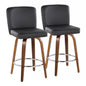 26" Contemporary Fixed-Height Counter Stool with Swivel