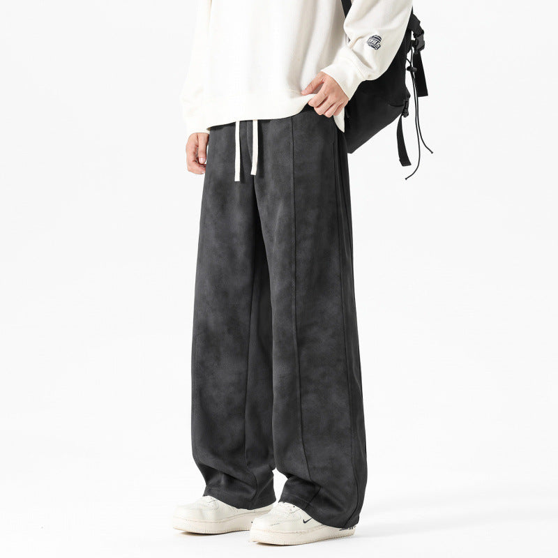 Men's Retro Casual Loose Wide-Leg Pants
