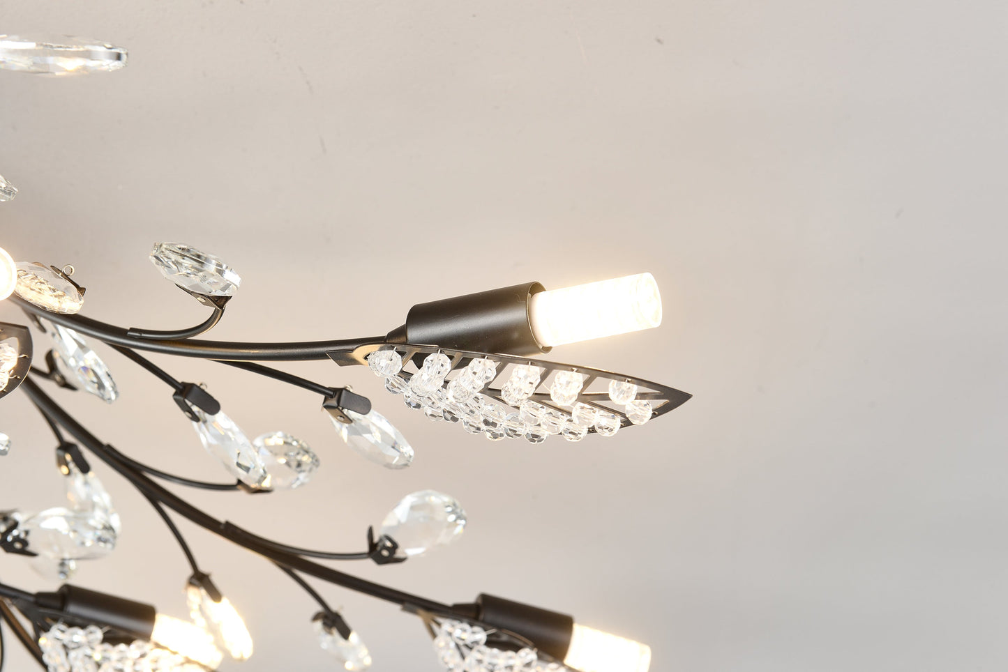 15-Light Chandelier Crystal Ceiling Lamp