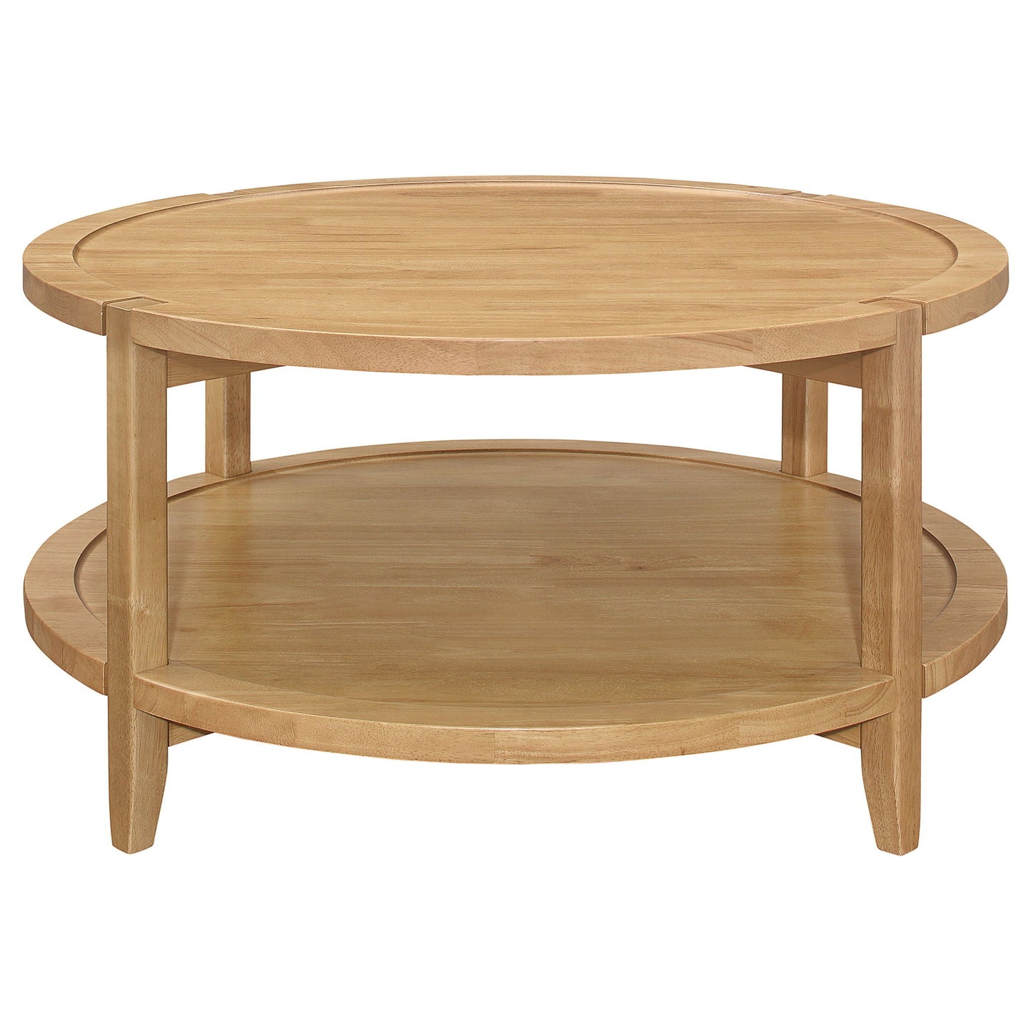 Isbell - Round Table With Storage Shelf